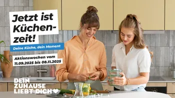 Dein Zuhause liebt dich! Jetzt von Vorteilen der Küchenaktionswochen profitieren.